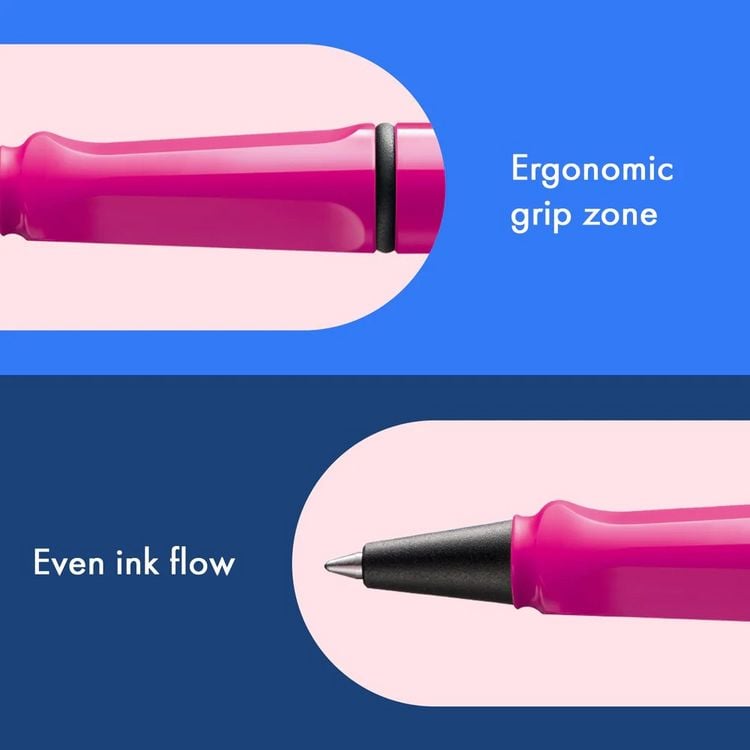Produktbild: LAMY Tintenroller safari roll-ink mit T10 Tintenpatrone, pink