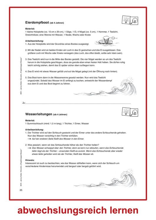 Produktbild: Kita aktiv Projektmappe Wasser