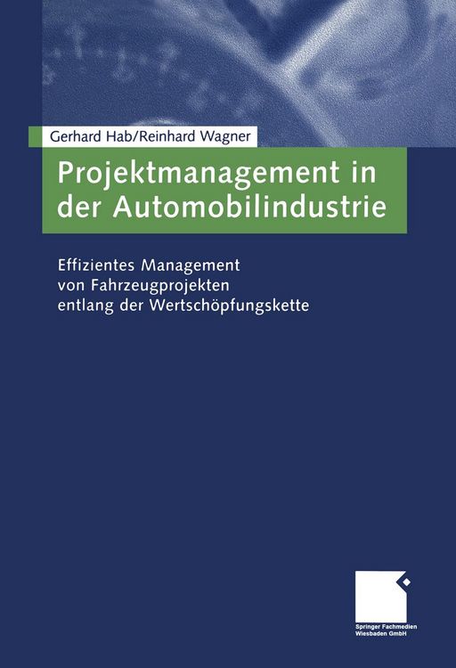 Produktbild: Projektmanagement in der Automobilindustrie