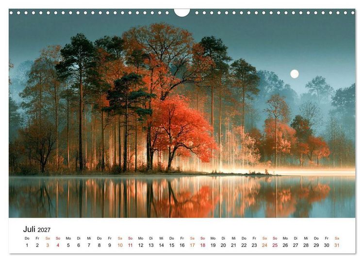 Produktbild: Zeitreise Natur (Wandkalender 2027 DIN A3 quer), CALVENDO Monatskalender