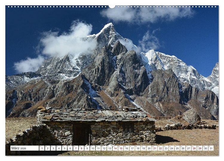 Produktbild: Im Reich des Sagarmatha (hochwertiger Premium Wandkalender 2026 DIN A2 quer), Kunstdruck in Hochglanz