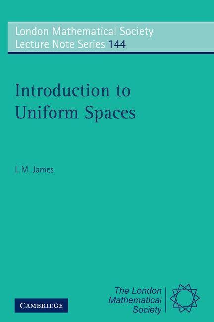 Produktbild: Introduction to Uniform Spaces
