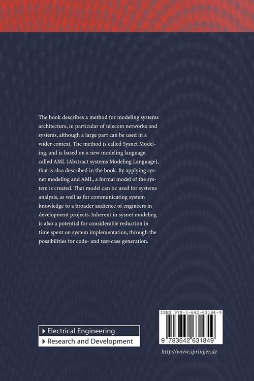 Produktbild: Modeling Telecom Networks and Systems Architecture
