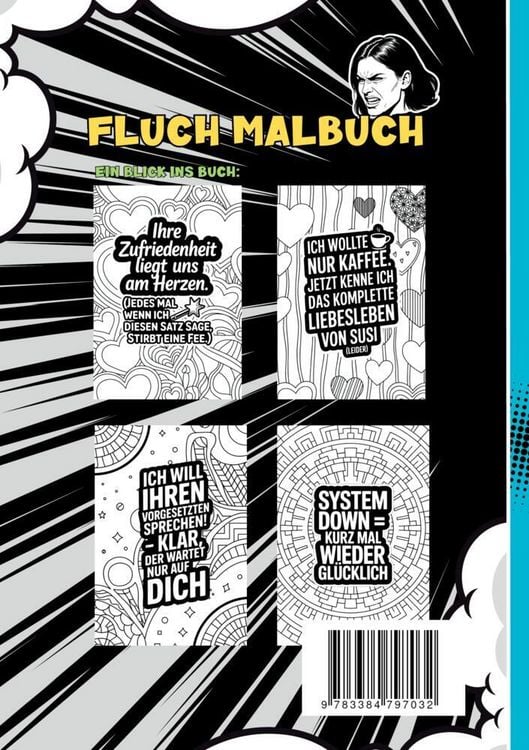 Produktbild: Schimpfmalbuch Callcenter