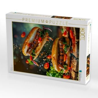 Produktbild: CALVENDO Puzzle Bratwurst | 1000 Teile Lege-Gr&ouml;&szlig;e 64x48cm Foto-Puzzle f&uuml;r gl&uuml;ckliche Stunden
