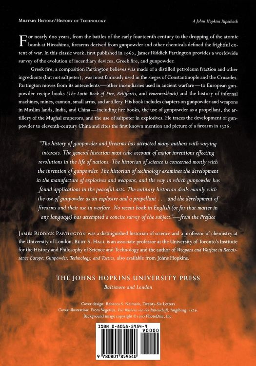 Produktbild: A History of Greek Fire and Gunpowder