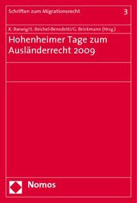 Produktbild: Hohenheimer Tage zum Ausl&auml;nderrecht 2009