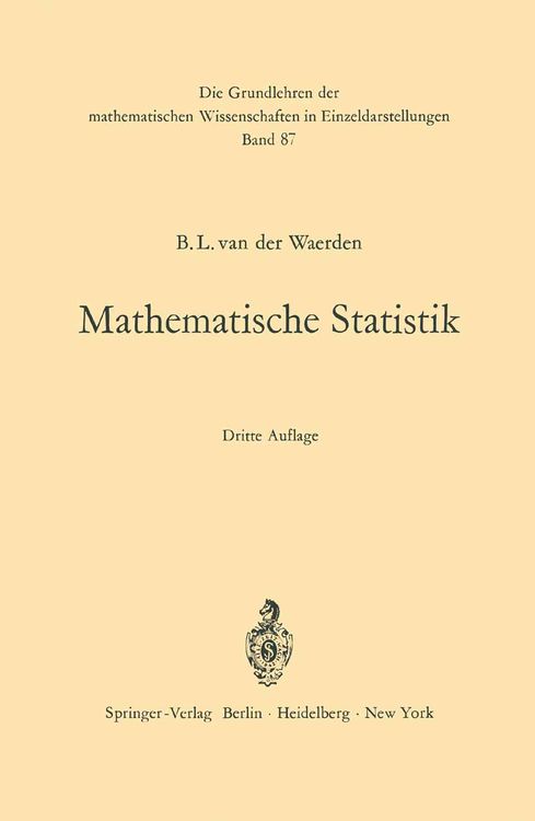 Produktbild: Mathematische Statistik
