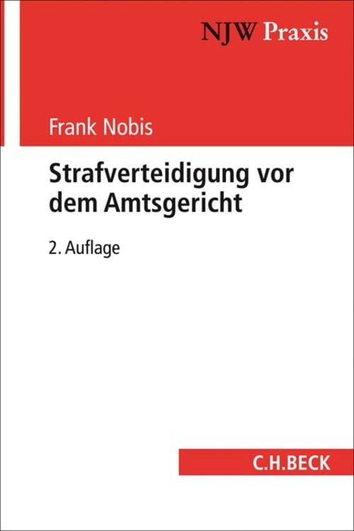 Bild vom Artikel Strafverteidigung vor dem Amtsgericht vom Autor Frank Nobis