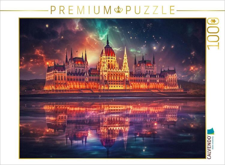 Produktbild: CALVENDO Puzzle Parlamentsgeb&auml;ude - Budapest | 1000 Teile Lege-Gr&ouml;&szlig;e 64x48cm Foto-Puzzle f&uuml;r gl&uuml;ckliche Stunden