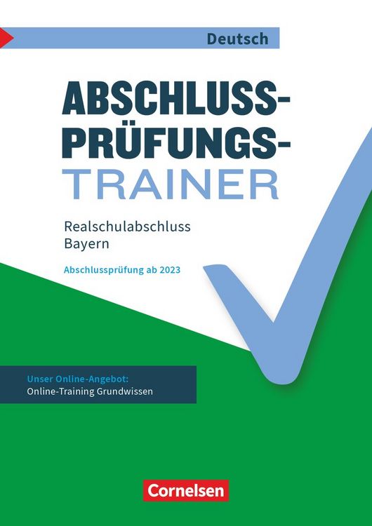 Produktbild: Abschlusspr&uuml;fungstrainer Deutsch - Bayern - 10. Jahrgangsstufe