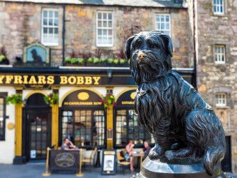 Produktbild: CALVENDO Puzzle Edinburgh: Greyfriars Bobby | 1000 Teile Lege-Gr&ouml;&szlig;e 64x48cm Foto-Puzzle f&uuml;r gl&uuml;ckliche Stunden