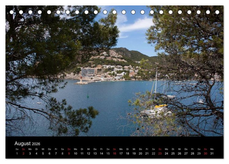 Produktbild: Mein Mallorca (Tischkalender 2026 DIN A5 quer), CALVENDO Monatskalender