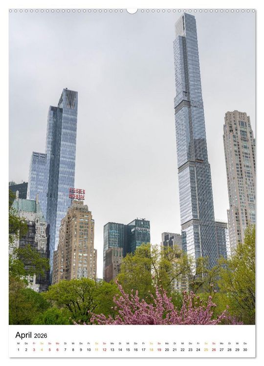 Produktbild: New York, Facetten einer Stadt (hochwertiger Premium Wandkalender 2026 DIN A2 hoch), Kunstdruck in Hochglanz