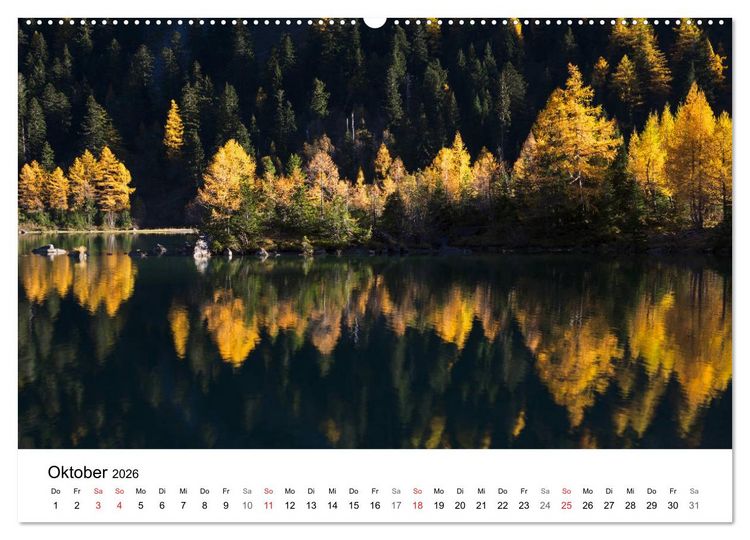 Produktbild: BERGSEEN Schweizer Alpen (Wandkalender 2026 DIN A2 quer), CALVENDO Monatskalender