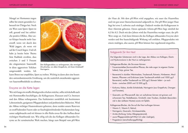 Produktbild: Natürlich! Schöne Haut - Strahlend-gesund mit der richtigen Ernährung, Kosmetik und Lebensweise. Tipps für jeden Hauttyp