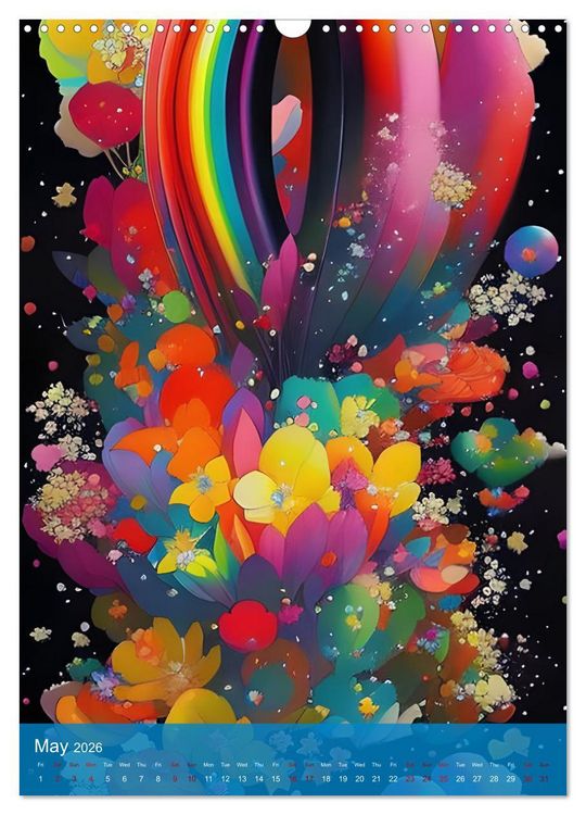 Produktbild: Rainbow Horizons (Wall Calendar 2026 DIN A3 portrait), CALVENDO 12 Month Wall Calendar