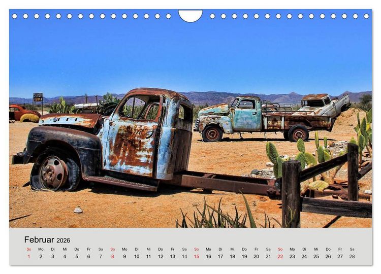 Produktbild: Rostige Autos. Faszination U.S. Wracks (Wandkalender 2026 DIN A4 quer), CALVENDO Monatskalender