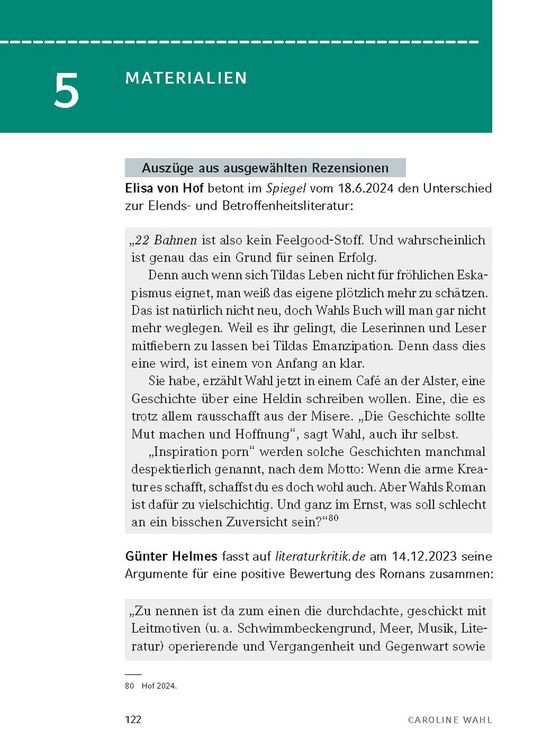 Produktbild: 22 Bahnen von Caroline Wahl