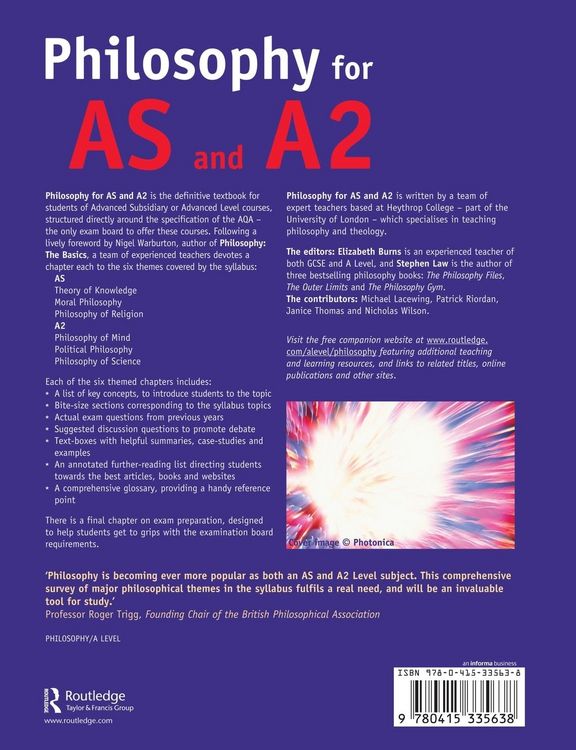 Produktbild: Philosophy for AS and A2