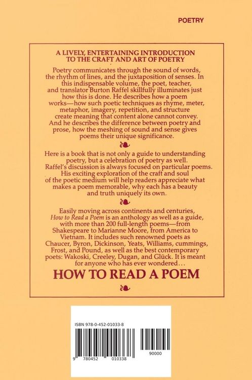 Produktbild: How to Read a Poem