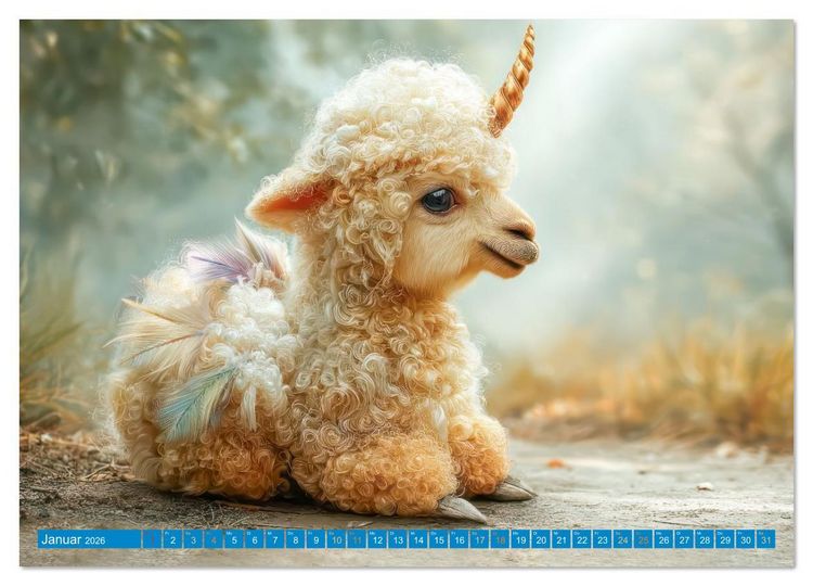 Produktbild: Tierisch hybride Sch&ouml;nheiten - Kreaturen (Wandkalender 2026 DIN A2 quer), CALVENDO Monatskalender