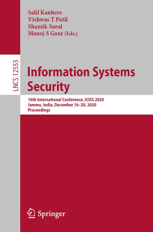 Produktbild: Information Systems Security
