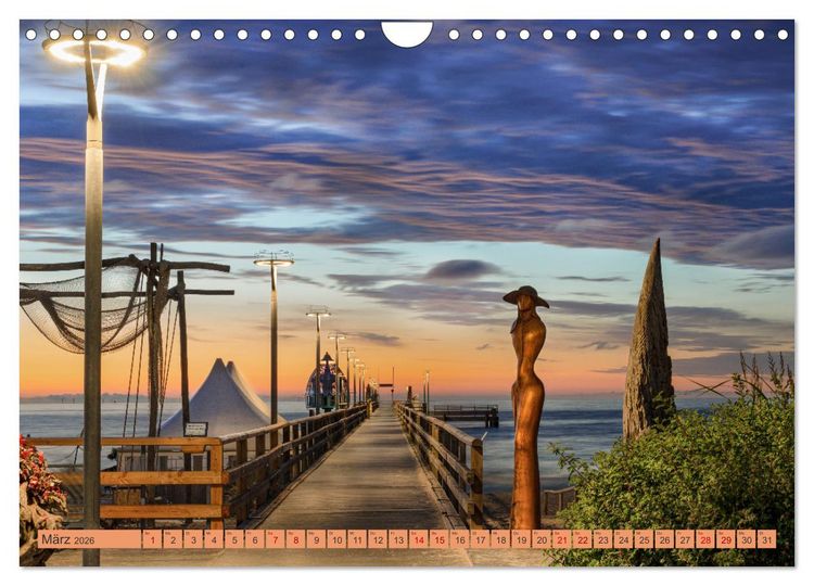 Produktbild: Zingst - die Ostsee von ihrer sch&ouml;nsten Seite (Wandkalender 2026 DIN A4 quer), CALVENDO Monatskalender