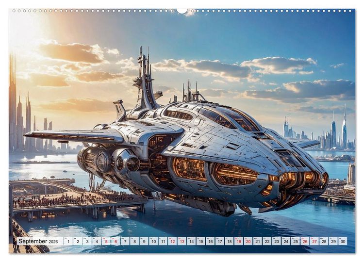Produktbild: Raumzeit. Geschichten zwischen Sternen (Wandkalender 2026 DIN A2 quer), CALVENDO Monatskalender