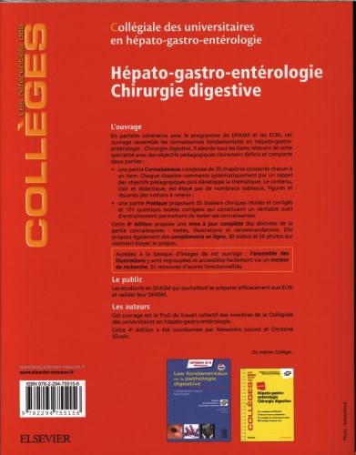 Produktbild: H&eacute;pato-gastro-ent&eacute;rologie, chirurgie digestive : r&eacute;ussir les ECNi