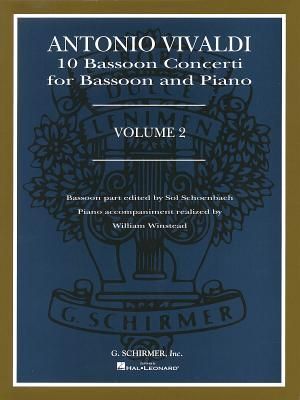 Produktbild: Antonio Vivaldi: 10 Bassoon Concerti for Bassoon and Piano, Volume 2