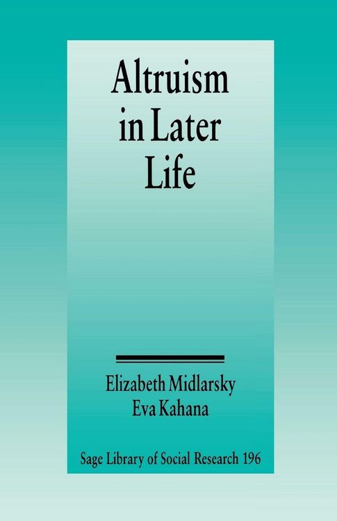 Produktbild: Altruism in Later Life