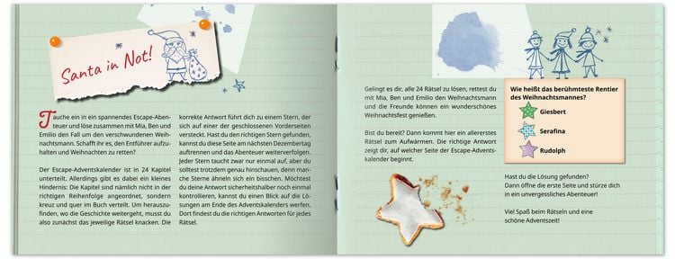 Produktbild: Der mysteri&ouml;se Weihnachtsdieb - Ein Escape-Adventskalender f&uuml;r Kids