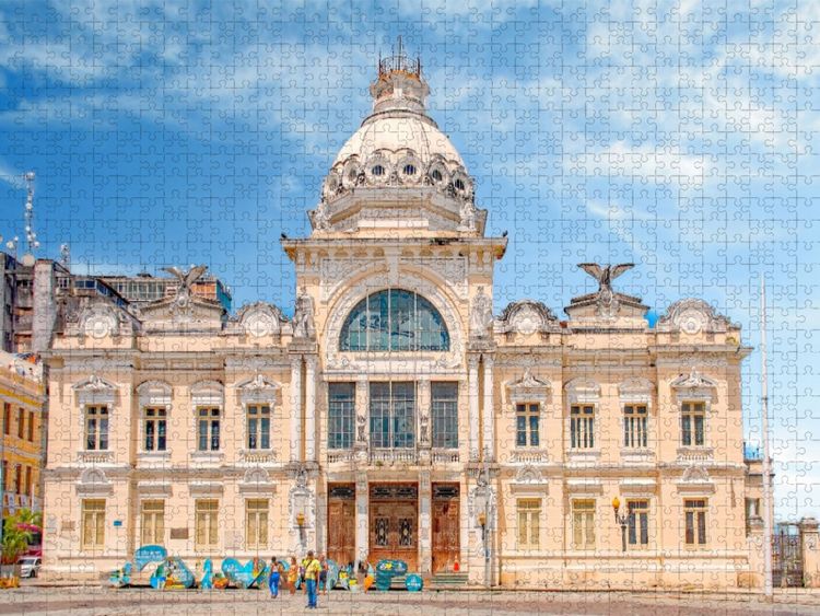 Produktbild: CALVENDO Puzzle Palacio do Rio Branco, Salvador de Bahia, Brasilien | 1000 Teile Lege-Gr&ouml;&szlig;e 64x48cm Foto-Puzzle f&uuml;r gl&uuml;ckliche Stunden