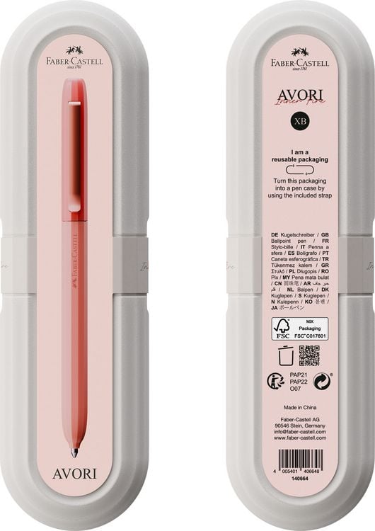 Produktbild: Faber-Castell Kugelschreiber Avori XB Inner Fire