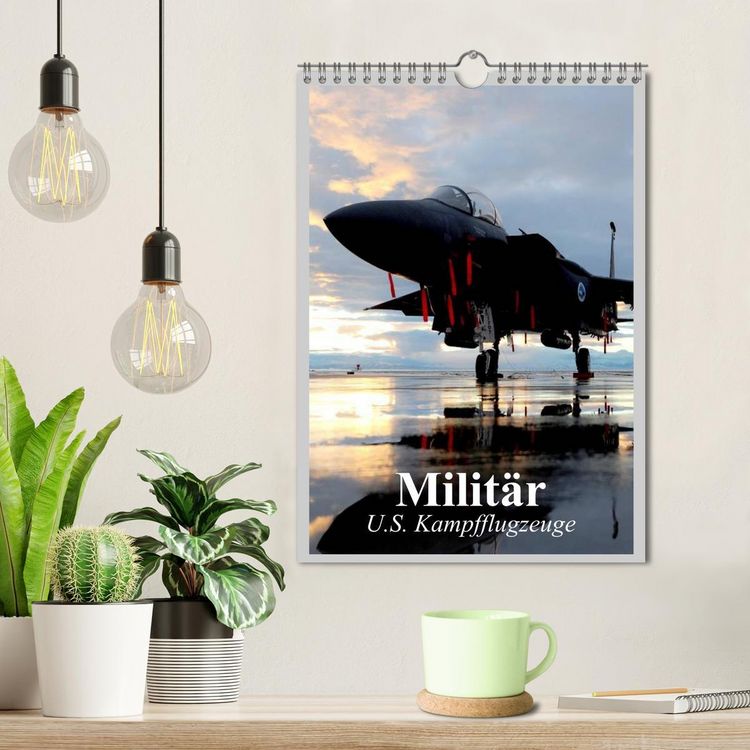 Produktbild: Milit&auml;r. U.S. Kampfflugzeuge (Wandkalender 2026 DIN A4 hoch), CALVENDO Monatskalender