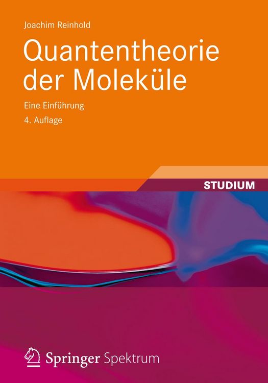 Produktbild: Quantentheorie der Molek&uuml;le