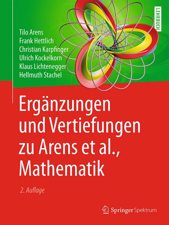 Produktbild: Ergänzungen und Vertiefungen zu Arens et al., Mathematik