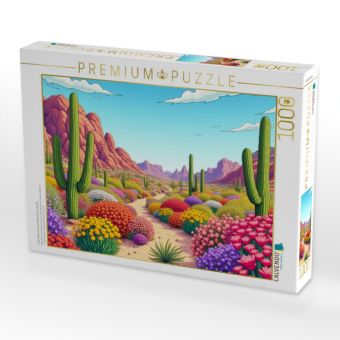 Produktbild: CALVENDO Puzzle Super Bloom in der kalifornischen W&uuml;ste | 1000 Teile Lege-Gr&ouml;&szlig;e 64x48cm Foto-Puzzle f&uuml;r gl&uuml;ckliche Stunden