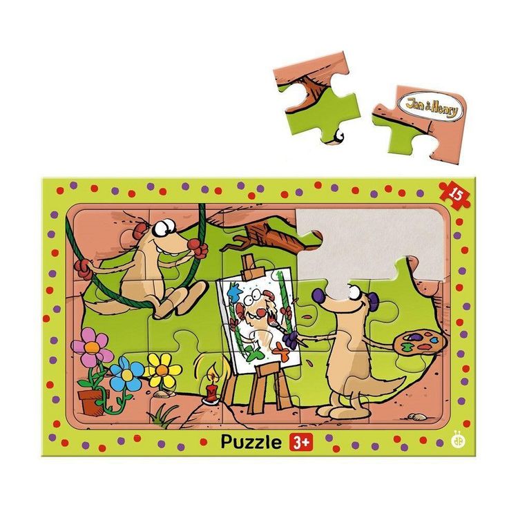 Produktbild: TR&Ouml;TSCH - Jan & Henry Rahmenpuzzle 15-teilig
