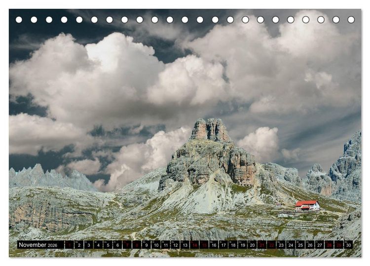 Produktbild: Weltkulturerbe Dolomiten S&uuml;d Tirol (Tischkalender 2026 DIN A5 quer), CALVENDO Monatskalender
