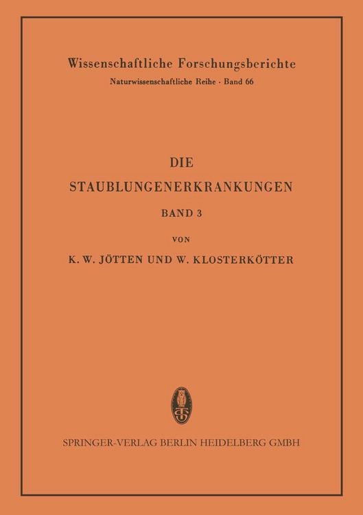 Produktbild: Die Staublungenerkrankungen