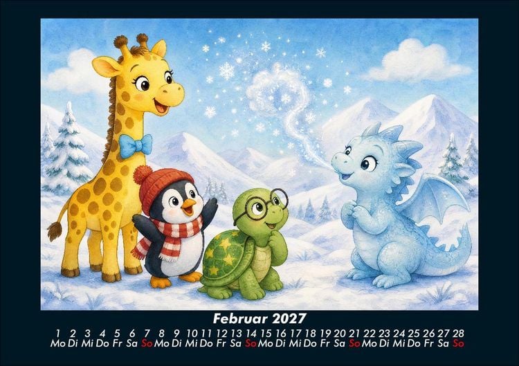 Produktbild: Nala, Pico & Taz in der Drachenwelt 2027 Fotokalender DIN A5