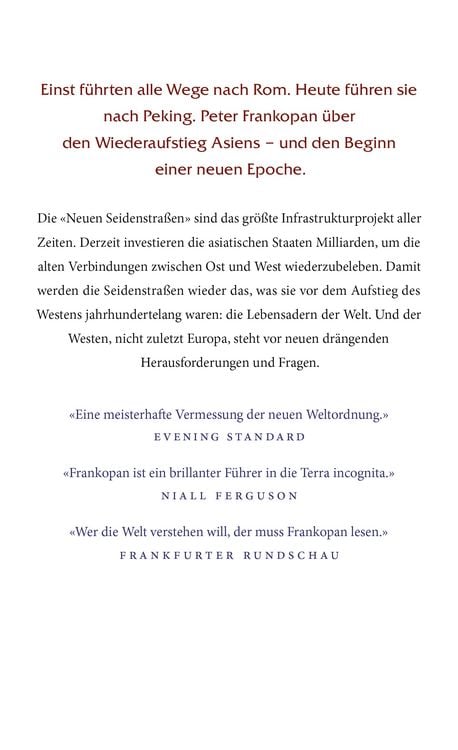 Produktbild: Die neuen Seidenstra&szlig;en