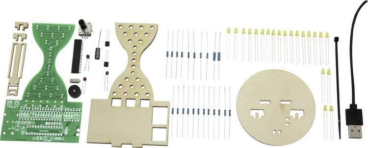 Produktbild: Sol Expert Holz Variosand Sanduhr Bausatz