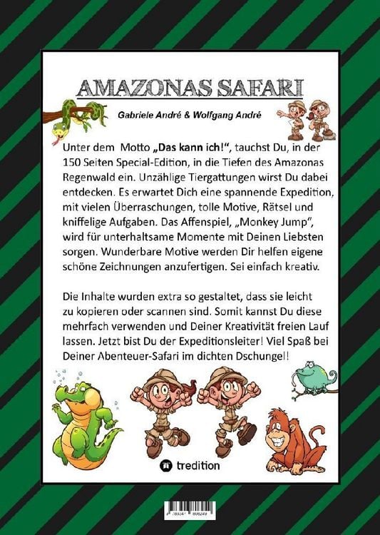 Produktbild: CRAFTBOOK - 150 SEITEN SPECIAL EDITION - TOLLE MOTIVE - BONUS SPIEL - MONKEY JUMP - R&Auml;TSEL - AMAZONAS REGENWALD