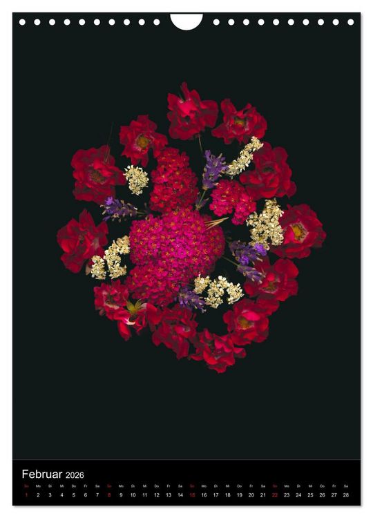 Produktbild: Blumen bei Nacht (Wandkalender 2026 DIN A4 hoch), CALVENDO Monatskalender