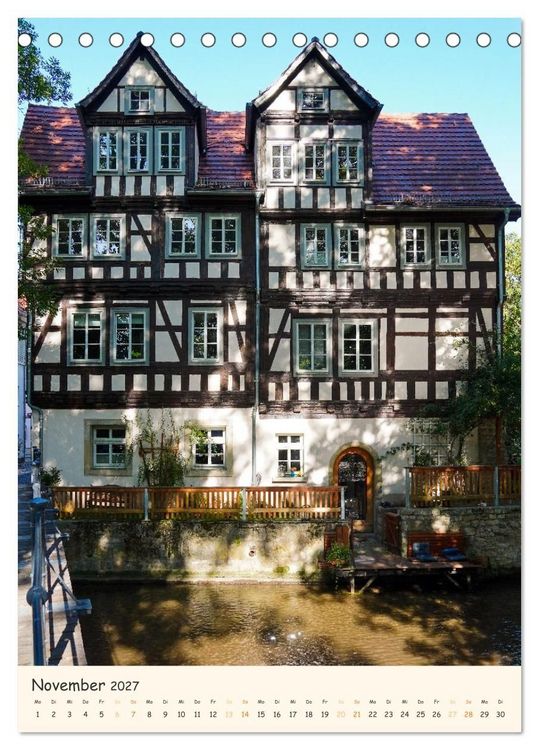 Produktbild: Erfurt von seiner sch&ouml;nsten Seite (Tischkalender 2027 DIN A5 hoch), CALVENDO Monatskalender