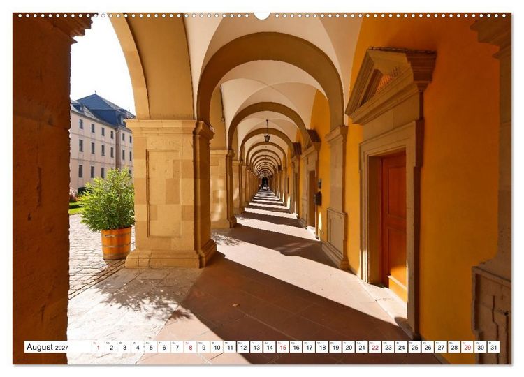 Produktbild: W&uuml;rzburg Idylle am Main (Wandkalender 2027 DIN A2 quer), CALVENDO Monatskalender