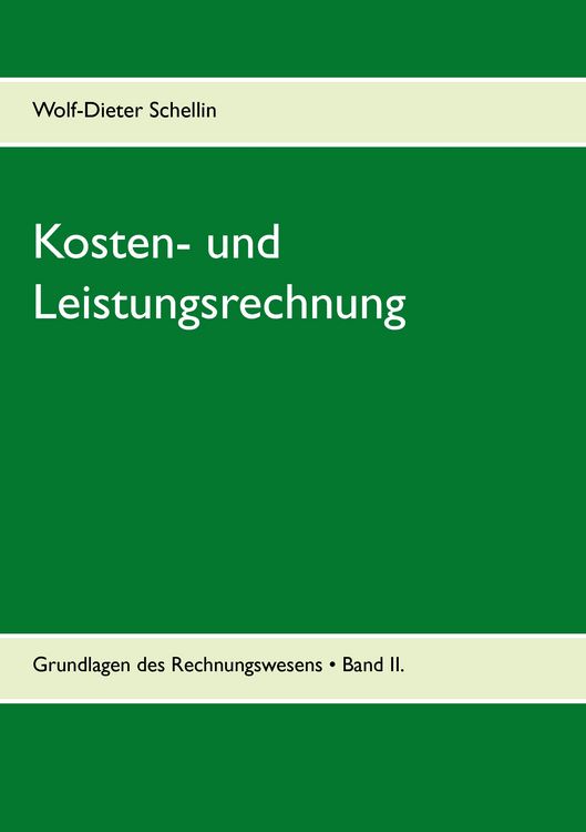 Produktbild: Kosten- und Leistungsrechnung